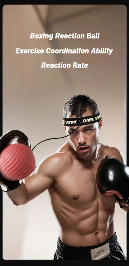 Palla Reflex da Testa in PU - Speedball Allenamento Riflessi Boxe MMA Muay Thai