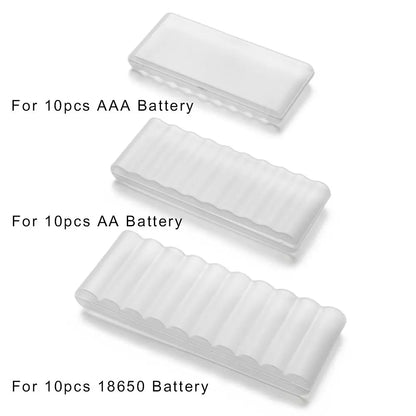 Custodia Rigida 10 Slot Batterie 18650 AA AAA Ricaricabili Porta Batterie