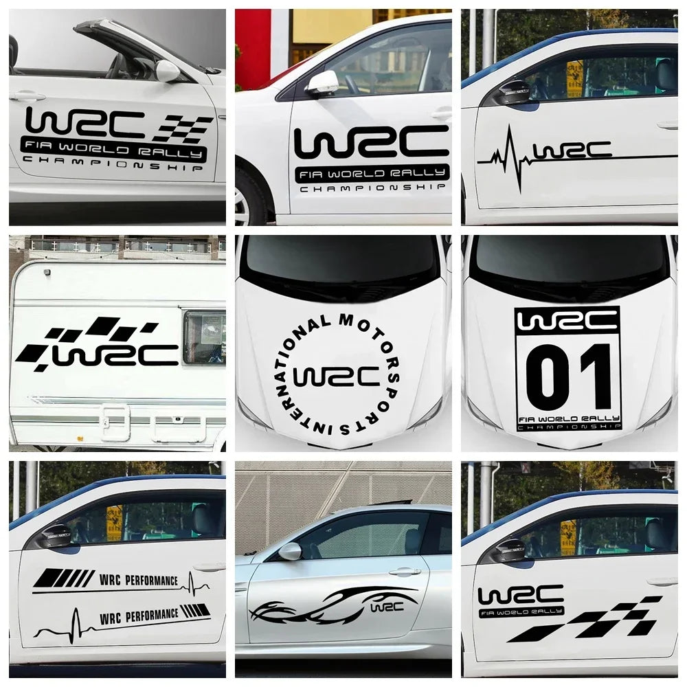 Adesivi Auto WRC USSR in Vinile - Kit Sticker Rally Tuning Decorazione