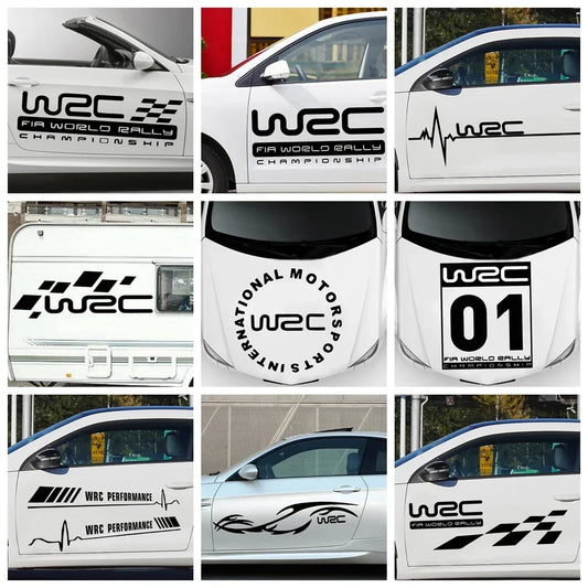 Adesivi Auto WRC USSR in Vinile - Kit Sticker Rally Tuning Decorazione