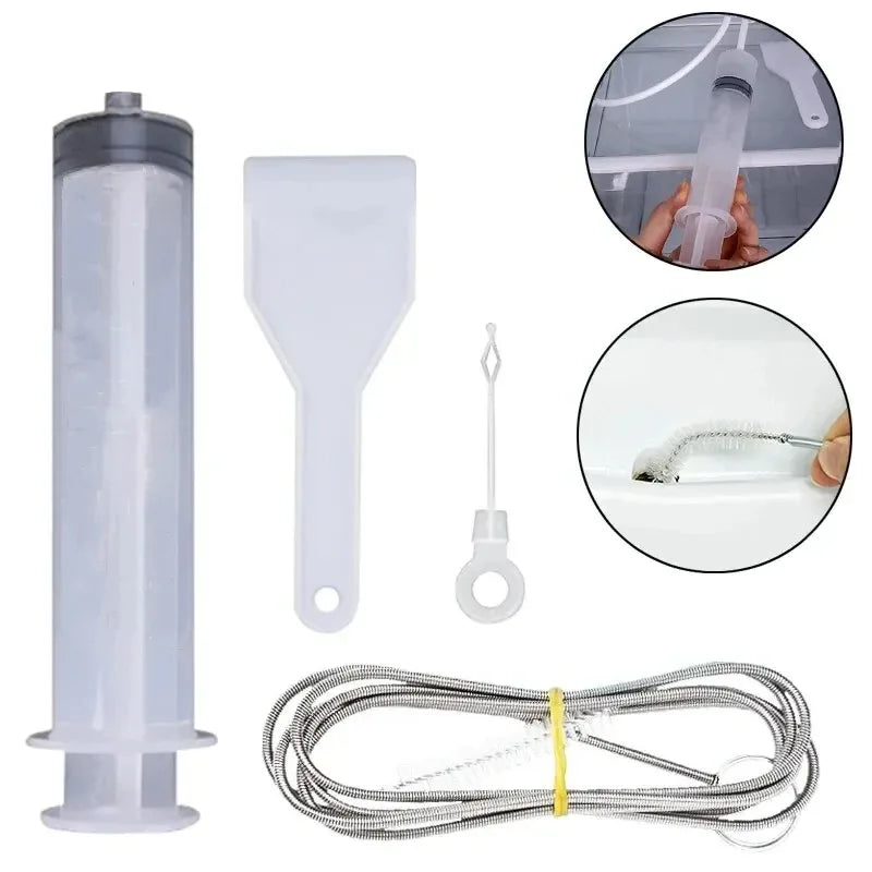 Kit 5-6 pz Scovolini/Spazzole Pulizia Scarico Frigorifero Tubo
