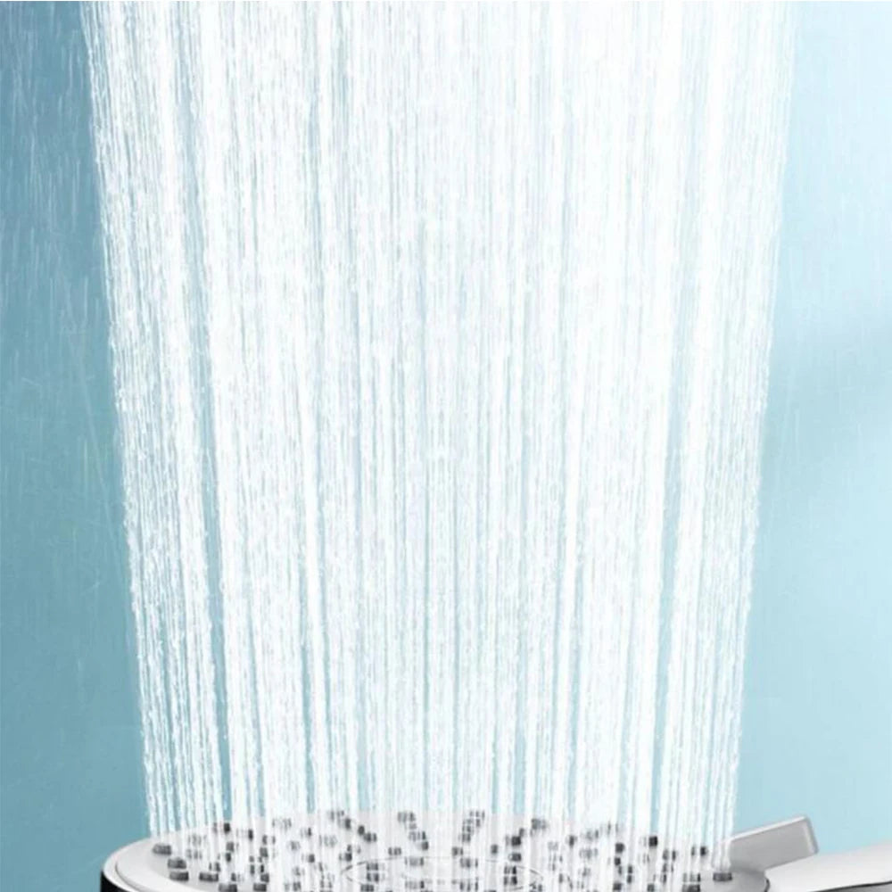 Soffione Doccia Portatile 12 cm 3 Funzioni Risparmio Acqua Doccetta