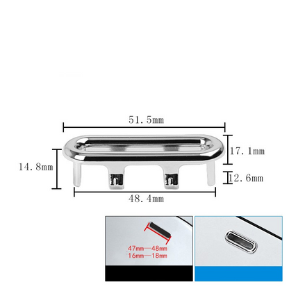 4 Pezzi Tappo Troppopieno Lavandino Universale Plastica Tondo Bagno Cucina