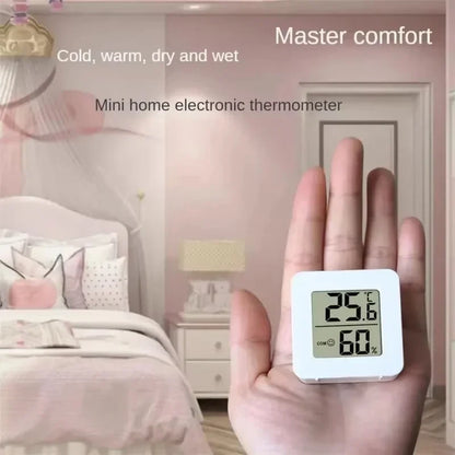 Stazione Meteo Digitale LED - Orologio, Termometro e Igrometro per Casa