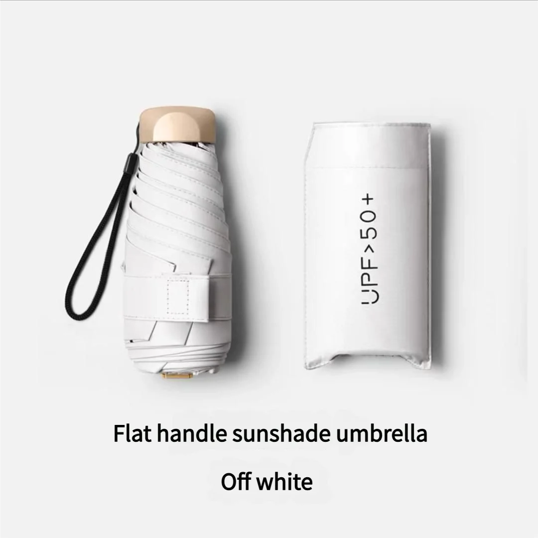 Ombrello Pieghevole Tascabile Mini Antipioggia Anti-UV Antivento Compatto