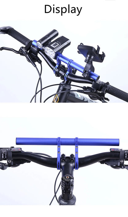 Prolunga manubrio bici 10/20/30cm Staffa supporto faro universale MTB Road