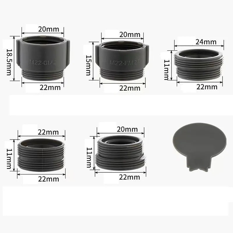 Adattatore Rubinetto Universale ABS per Purificatore Acqua Attacco Rapido