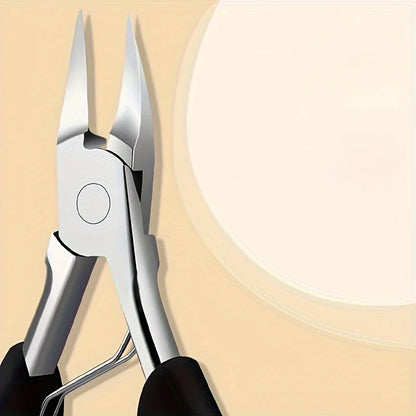 Tagliaunghie professionale acciaio inox concavo per unghie spesse e incarnite