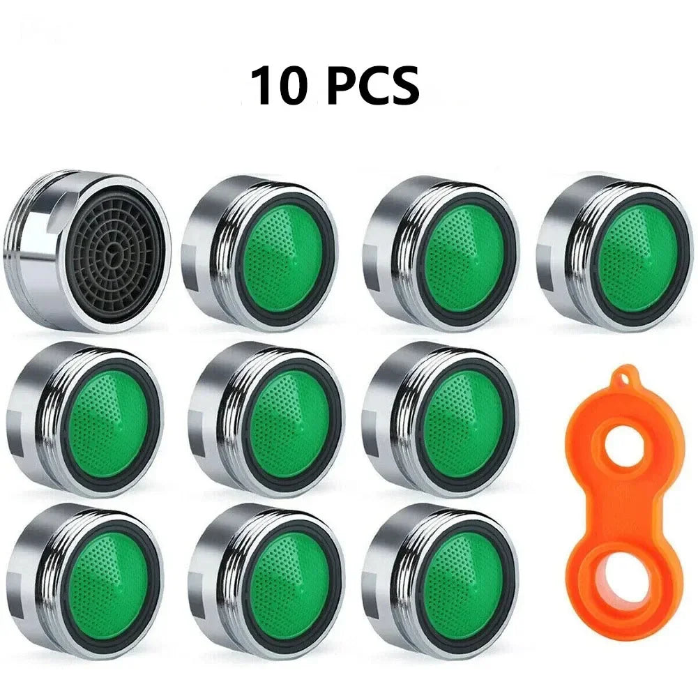 10 Pezzi Aeratore M24 24mm per Rubinetto Bagno/Cucina Risparmio Acqua