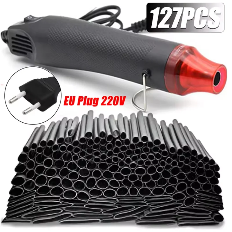 Kit tubi termorestringenti neri per cavi - manicotti isolanti