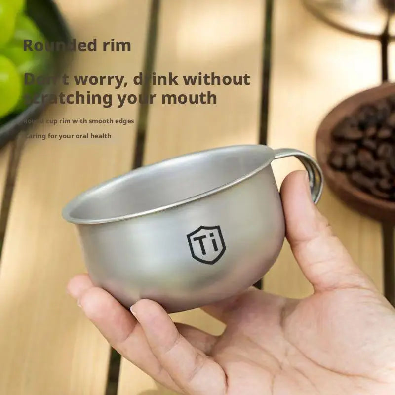 Mini tazza da campeggio portatile per caffè tè acqua 80/220 ml