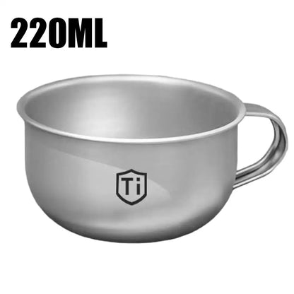 Mini tazza da campeggio portatile per caffè tè acqua 80/220 ml