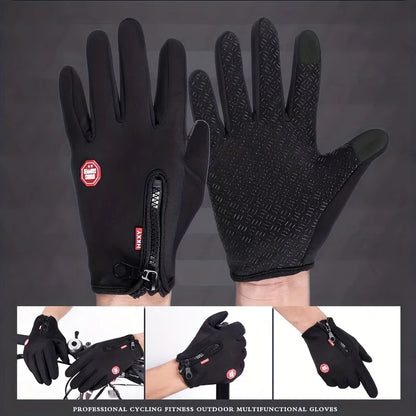 Guanti Invernali Uomo/Donna Touchscreen Termici Antiscivolo Ciclismo Auto