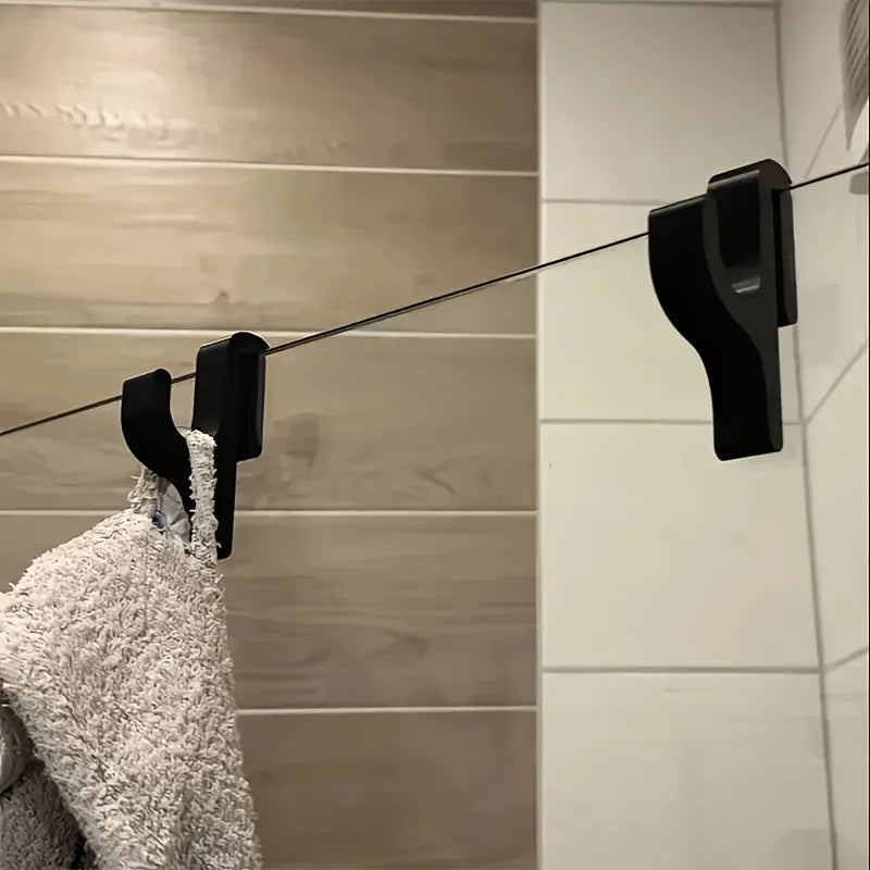 Gancio Doccia per Vetro 8mm - Porta Asciugamani Appendino Bagno