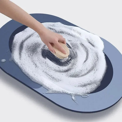 Tappetino bagno assorbente microfibra corallo asciugatura rapida antiscivolo