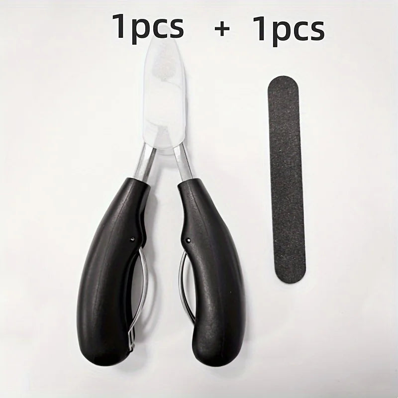 Tagliaunghie professionale acciaio inox concavo per unghie spesse e incarnite