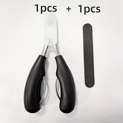Tagliaunghie professionale acciaio inox concavo per unghie spesse e incarnite