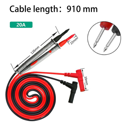 Multimetro Digitale Portatile 1000V 20A AC/DC Tester con Sonde e Cavi