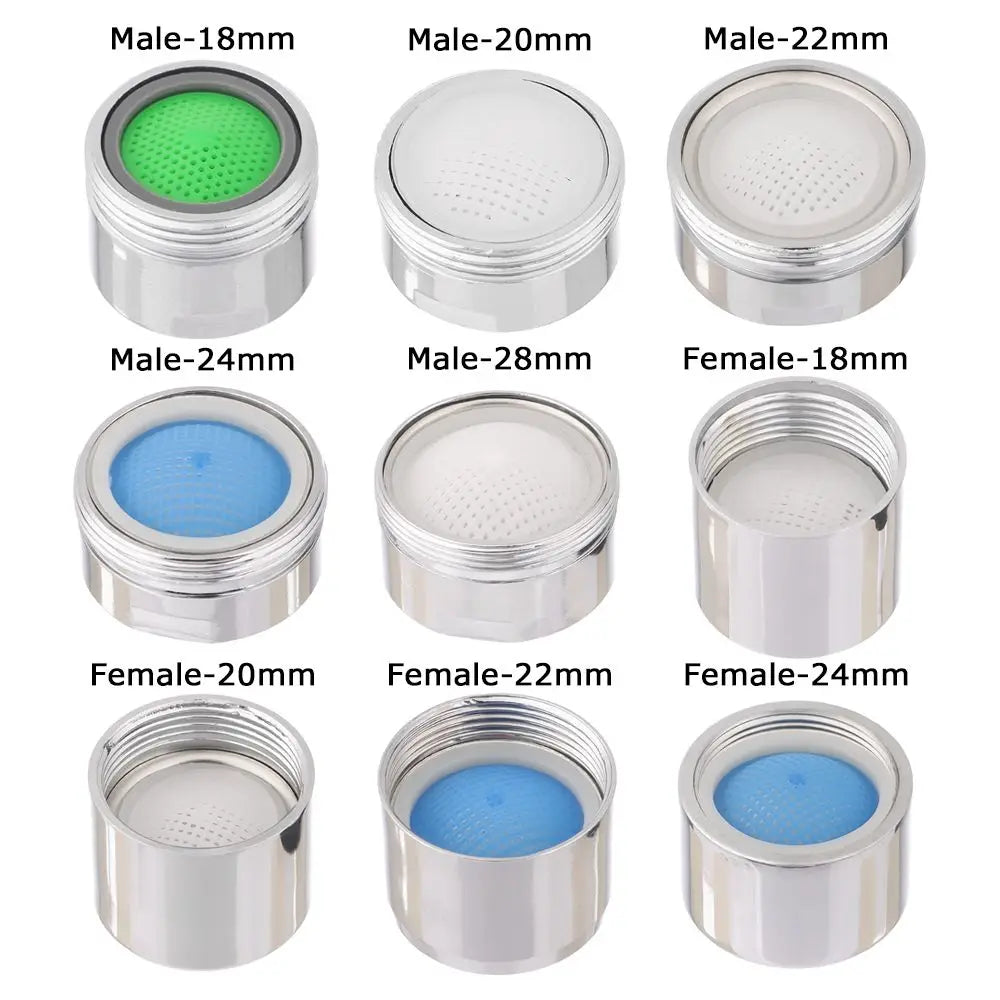 Aeratore Rubinetto 18-28mm M22/M24 Risparmio Acqua Filtri Ricambio Bagno Cucina