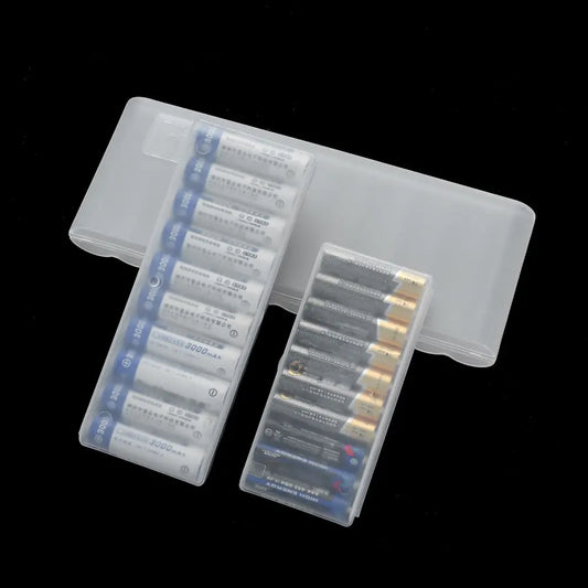 Custodia Rigida 10 Slot Batterie 18650 AA AAA Ricaricabili Porta Batterie