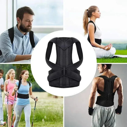 Correttore Postura Unisex Regolabile Cintura/Corsetto Supporto Lombare S-XXXL