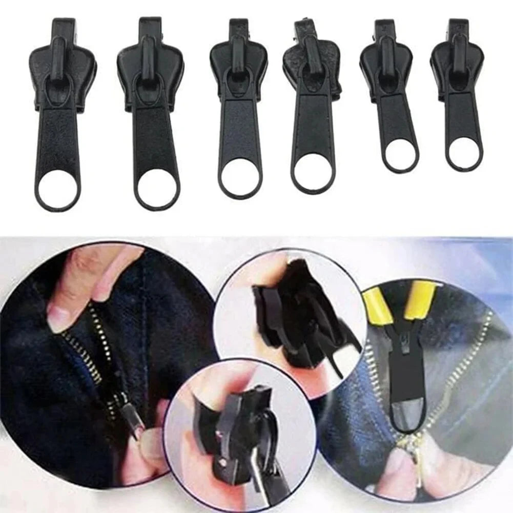 Kit Riparazione Cerniera Lampo Universale 3 Misure - Cursore Sostitutivo