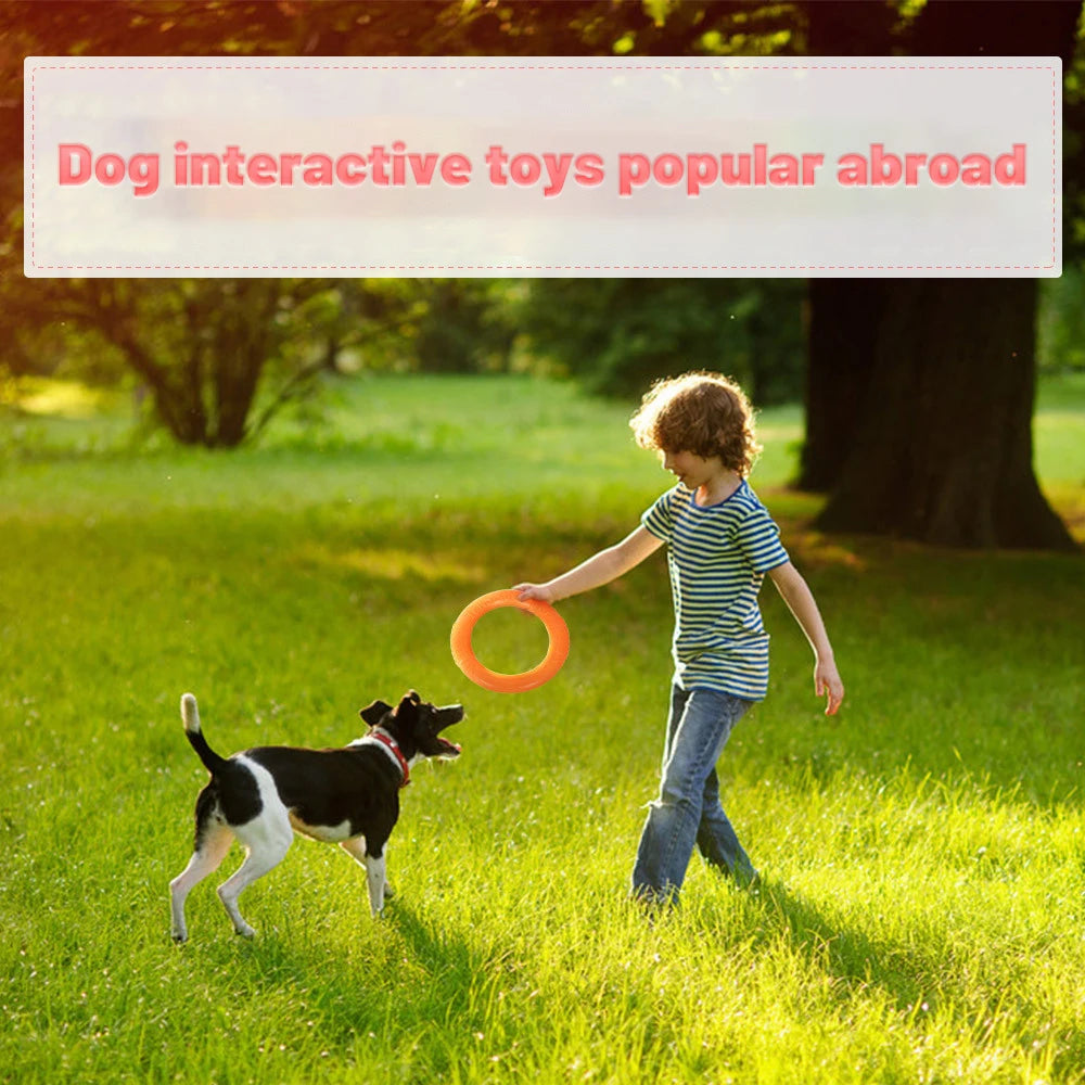 Frisbee Disco per Cani Resistente EVA Arancione - Gioco Addestramento