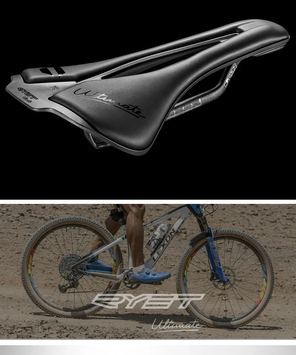 Sella bici RYET 3D Carbonio 120g 250x140mm MTB Gravel Road