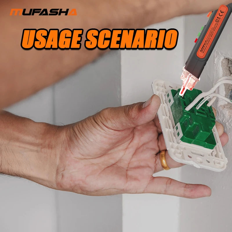 MUFASHA Penna tester tensione senza contatto AC 12-1000V Rilevatore