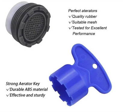 Set 5 Chiavi Aeratore Rubinetto Universali ABS - Estrattore Aeratore