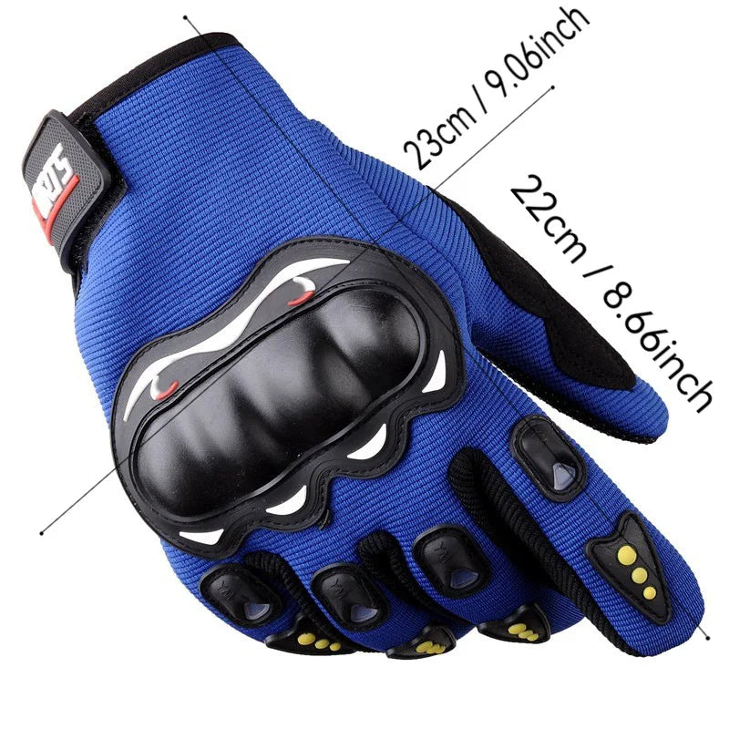 Guanti moto uomo integrali touchscreen offroad enduro protezione anticaduta