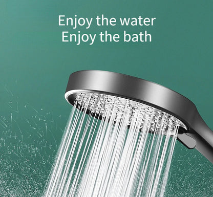 Soffione Doccia Portatile 12 cm 3 Funzioni Risparmio Acqua Doccetta