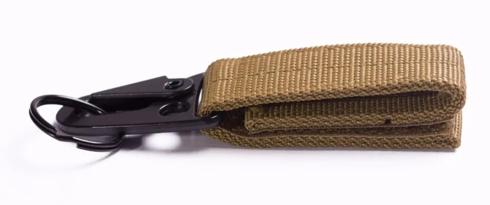 Moschettone Nylon Resistente Portachiavi per Zaino MOLLE Camping Escursionismo