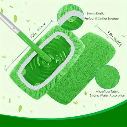 4 Panni Microfibra Lavapavimenti Ricambi Lavabili Assorbenti Universali per mop