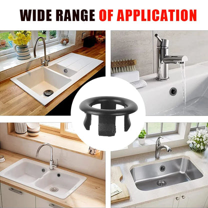 Tappo Scarico Lavabo Universale in Plastica - Set 4 Pezzi, Accessori Bagno