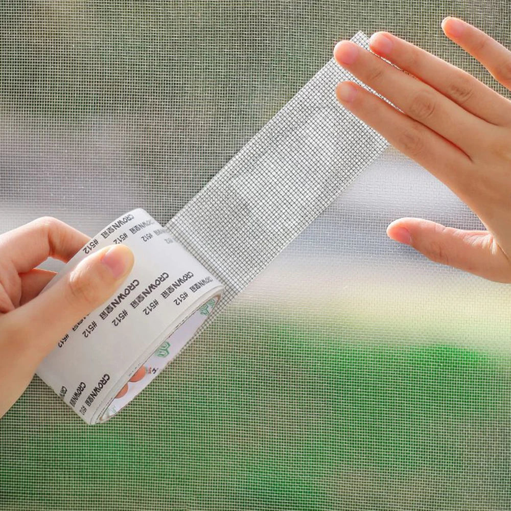 Nastro per zanzariere autoadesivo impermeabile 1pz - toppe rete anti-insetti