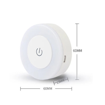 Lampada Notte LED Ricaricabile USB Touch Tattile Magnetica Camera Corridoio