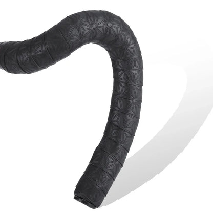 Nastro manubrio bici corsa 2pz PU antiscivolo ammortizzante con tappi manubrio