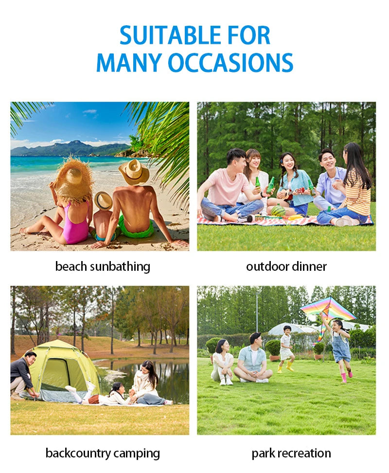 Materassino sedile schiuma impermeabile per camping trekking picnic antiscivolo