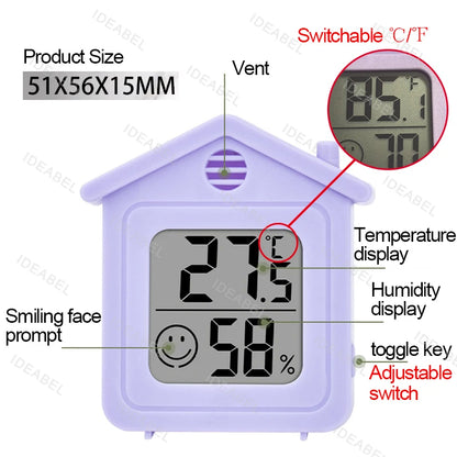 Termometro Igrometro Digitale LCD Interno Temperatura Umidità Casa