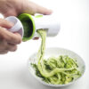 Spaghetti di zucchine ottenuti con lo spiralizzatore Spaghetti di zucchine ottenuti con lo spiralizzatore
