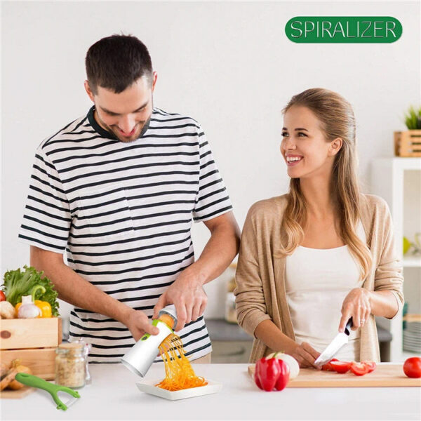 Spiralizzatore per verdure in acciaio inox Spiralizzatore per verdure in acciaio inox