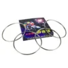 Set 4 Anelli Cinesi Magia Acciaio Ø10 cm Trucco Illusione