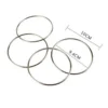 Set 4 Anelli Cinesi Magia Acciaio Ø10 cm Trucco Illusione