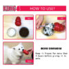 Ha1ec8a57fa63473f9f0714cfc245ddfbn KONG Cuccioli Gioco per Dentizione Gomma Naturale Masticare con Snack XS-L
