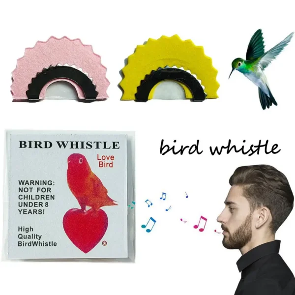 Fischietto Richiamo Uccelli Magico Linguetta Cinguettio Gioco Scherzo Regalo