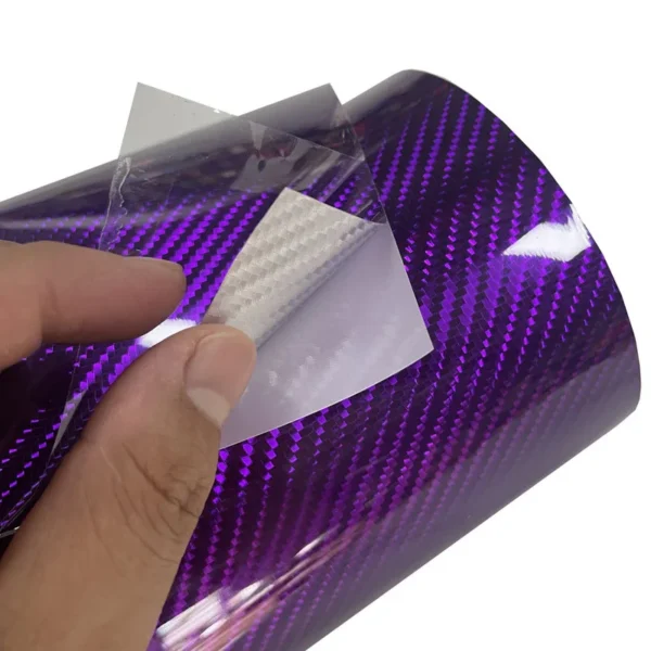 S0b7c9d92daf340649461710c42c7930aQ Pellicola Vinile Adesiva 5D Carbonio Cromo Viola Lucida Auto Moto