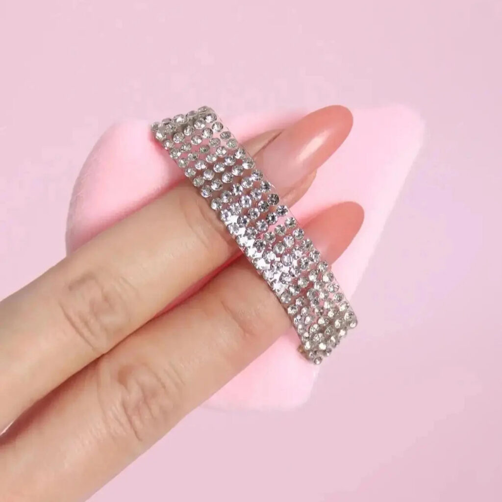 Set 3pz Spugne Trucco Triangolari Rosa - Puff Fondotinta Cipria Blender — immagine 3