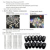 Strass hotfix cristalli termoadesivi 3D flatback per unghie e abiti