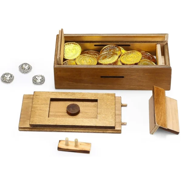 Scatole Puzzle Segrete con Scomparti Nascosti Rompicapo Regalo Adulti Bambini